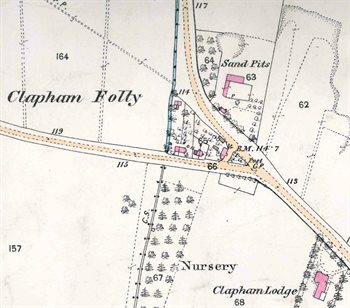 Clapham Folly in 1883