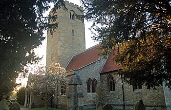 The church from the south-east April 2010