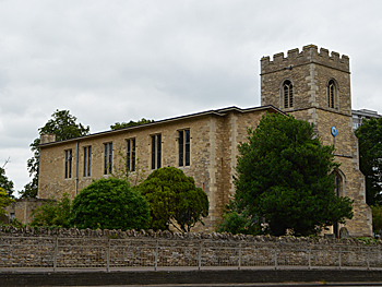 The church from the north-west June 2017