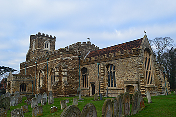 The church from the south-east January 2016