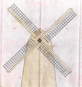 Husborne Crawley windmill about 1800 [R4/608/18/5]
