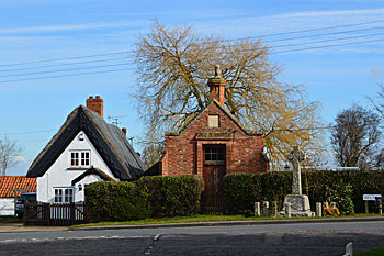 The former National School and adjoining cottage March 2016