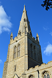 The spire from the south-east February 2016