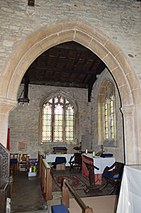 View from the chancel into the north chapel February 2016
