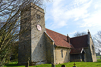 The church from the south-west April 2015