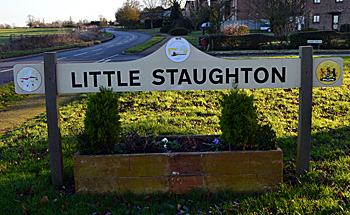 Little Staughton sign January 2017