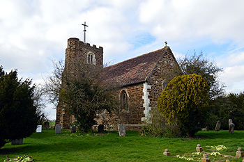 The church from the south-east March 2014