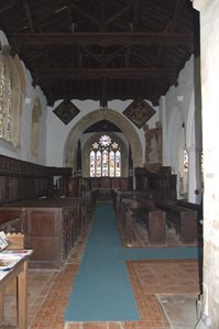 The interior looking east April 2007