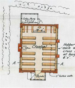 Plan of the chapel [RDBP1-203]