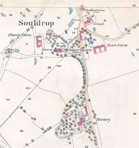 The southern part of the village in 1884