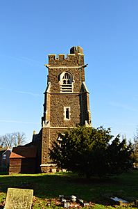 The church from the west December 2016