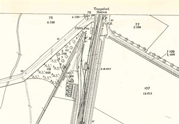 Tempsford Station in 1901