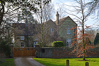 The Old Rectory seen from Mill Lane Februry 2016