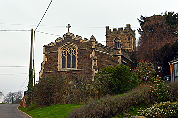 The church from the east February 2016